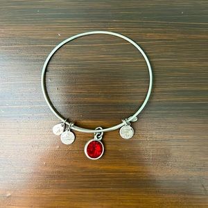 Alex and Ani ruby (july) bracelet